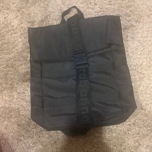 Paco Rabanne Black Backpack with Logo Strap